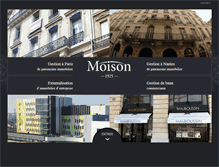 Tablet Screenshot of gestion-immobiliere-moison.com